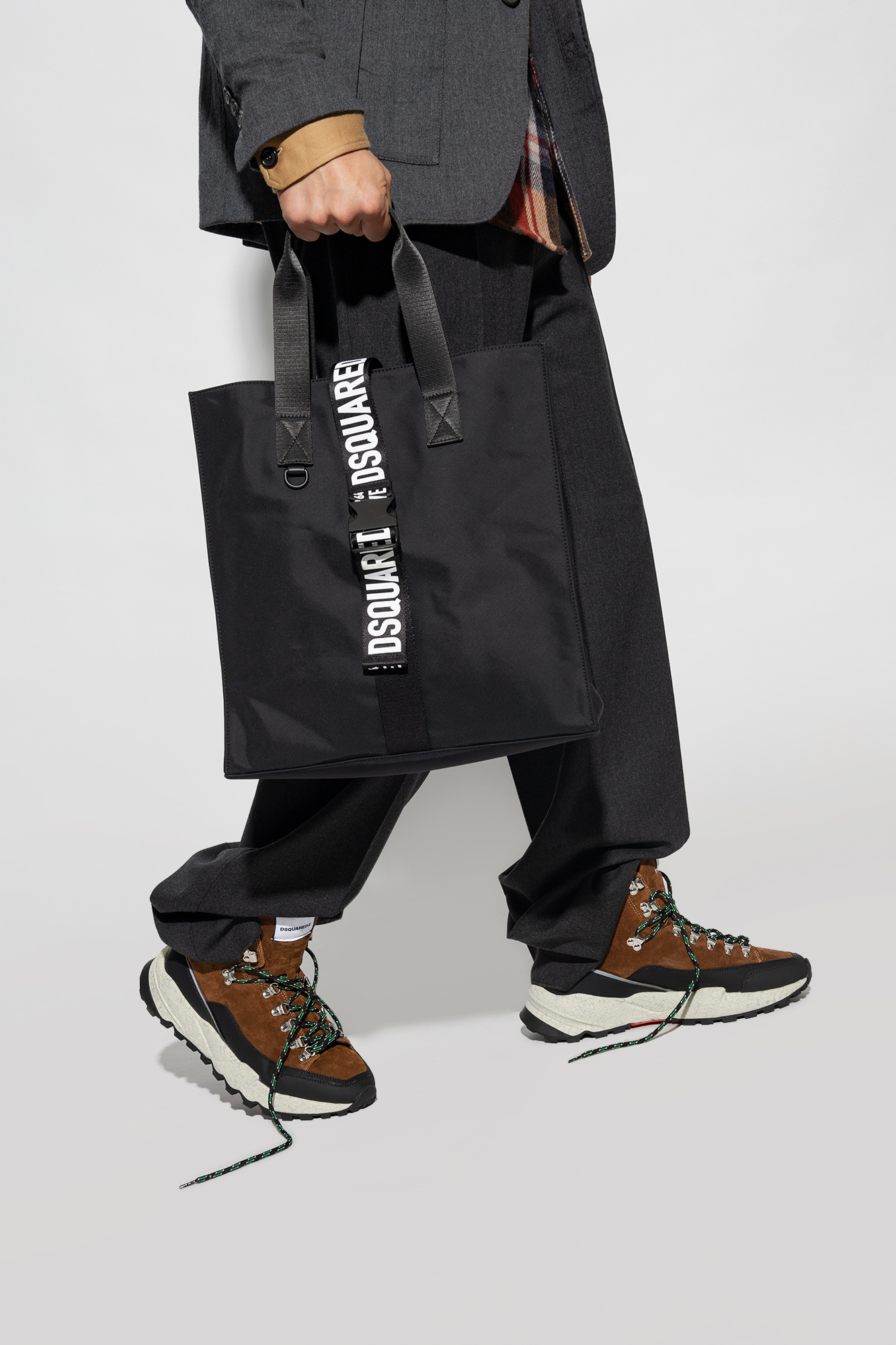 Dsquared2 Shopper bag with logo | Men's Bags | Vitkac